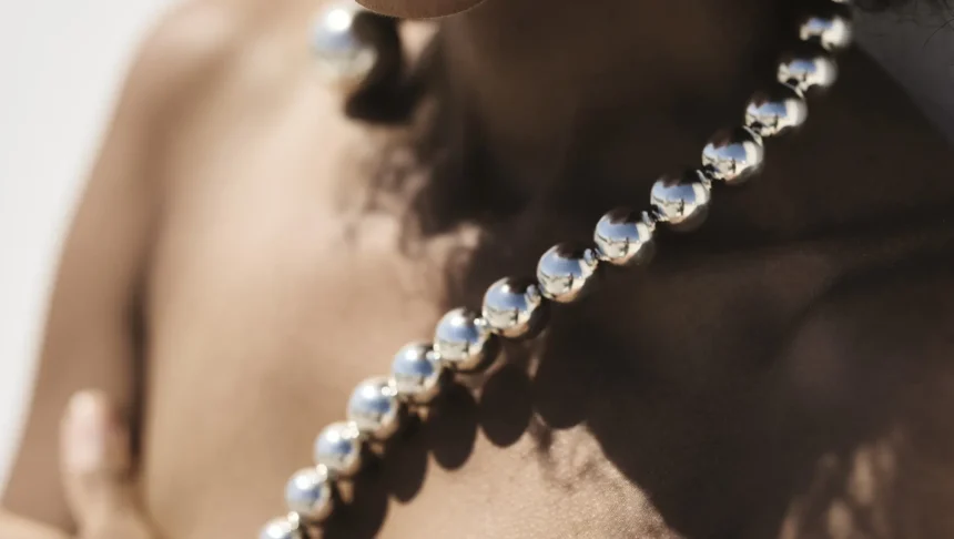 Necklace at Materia Omnia store